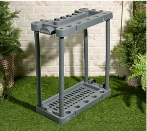 P.S. Home rolling garden tool organizer from QVC